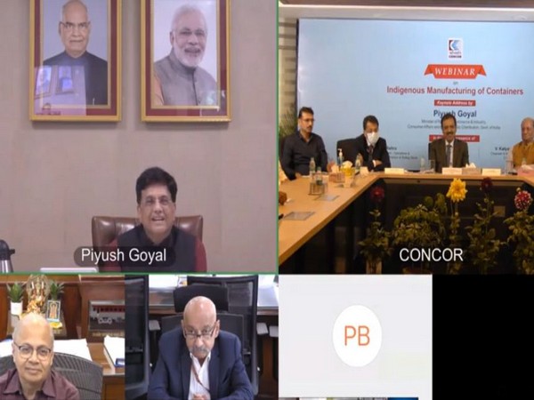 Union Minister Piyush Goyal addresses a webinar on 