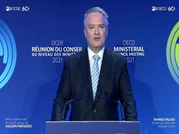 Mathias Corman, Secy General of the OECD (Credits: Kyodo News)