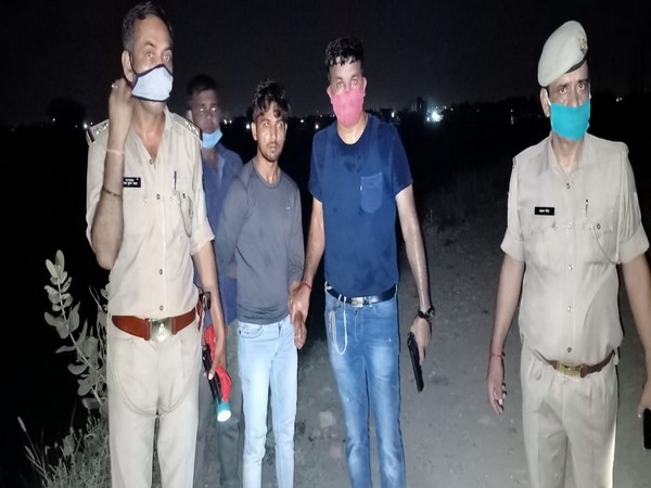 Four robbers were arrested in Gautam Buddh Nagar. (Photo/ANI)