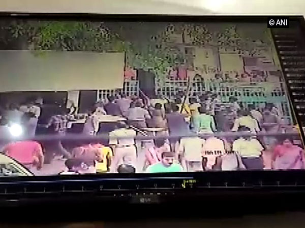 CCTV footage of clash outside Kejriwal Hospital in Muzaffarpur. Photo/ANI