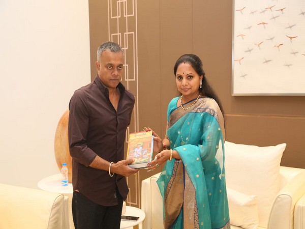 Kalvakuntla Kavitha and Gautham Vasudev Menon