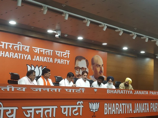 Balkaur Singh joined the BJP on Thursday in New Delhi. Photo/ANI