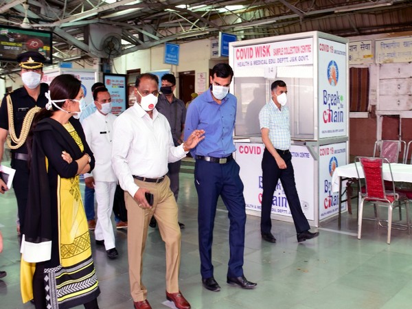 Jammu and Kashmir LG Girish Chandra Murmu visits Jammu Railway station on Saturday