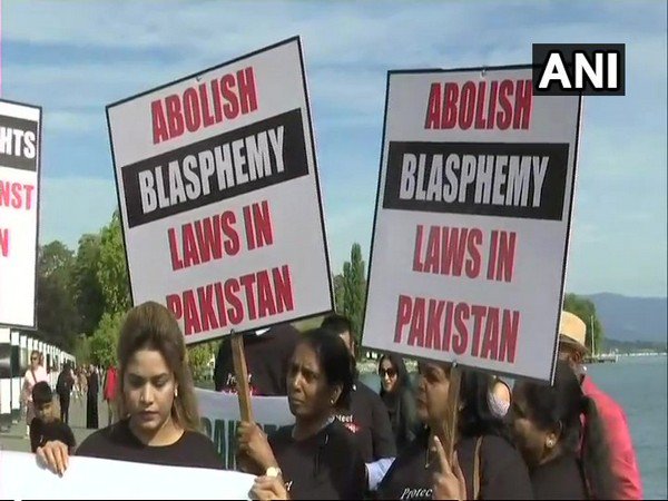 Pakistani Christians protesting in Geneva (file image)