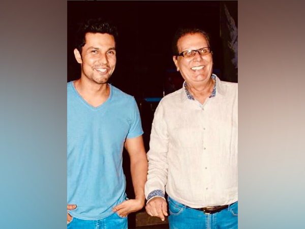 Randeep Hooda with his father (Image source: Instagram)