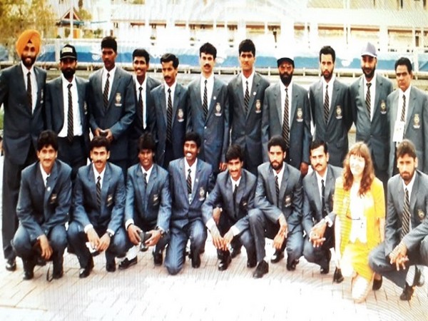  AB Subbaiah and team at the 1992 Olympics  (Image: Hockey India)