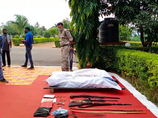 Recovered weapons (Photo/ANI)