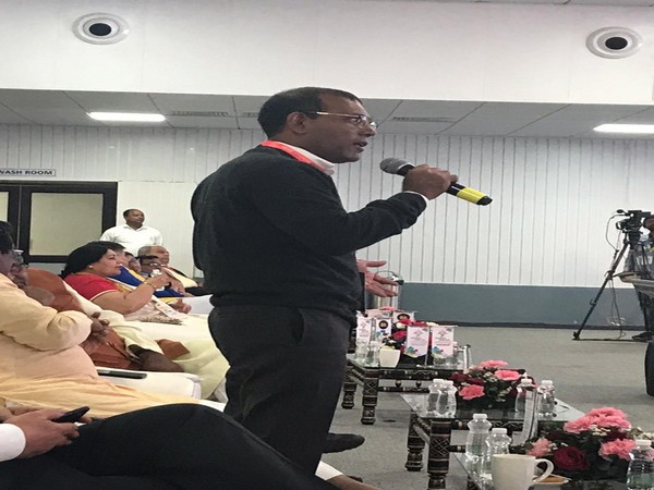 Maldivian Speaker of Parliament and former President Mohamed Nasheed speaking at India Ideas Conclave 2020 in Gujarat. Photo/ANI