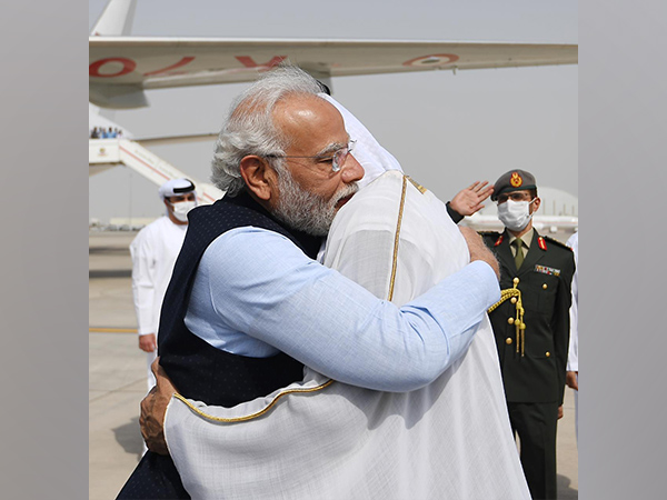 UAE President Sheikh Mohamed bin Zayed Al Nahyan warmly receive PM Modi at airport