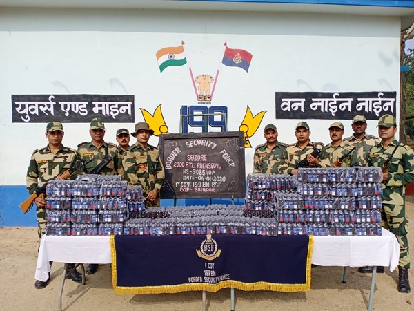The Border Security Force (BSF) troops has seized a total of 2,125 bottles of phensedyl, 22 cattle and other smuggled items worth over Rs 5 lakh from different border areas.