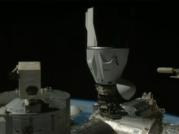 Ax4-docks at ISS (Photo/Ax$0