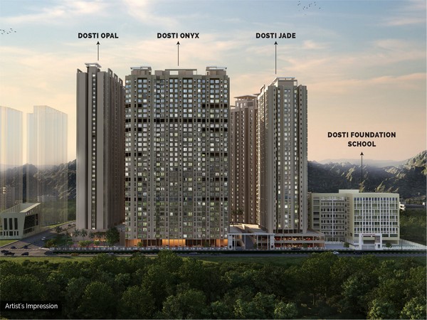 Dosti Realty launched 3 new phases within this project - Dosti Jade (Phase 2), Dosti Onyx (Phase 3) and Dosti Opal (Phase 4)