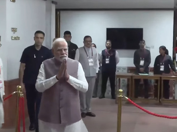 Prime Minister Narendra Modi casts vote for 15th Vice Presidential election (Photo/ANI)