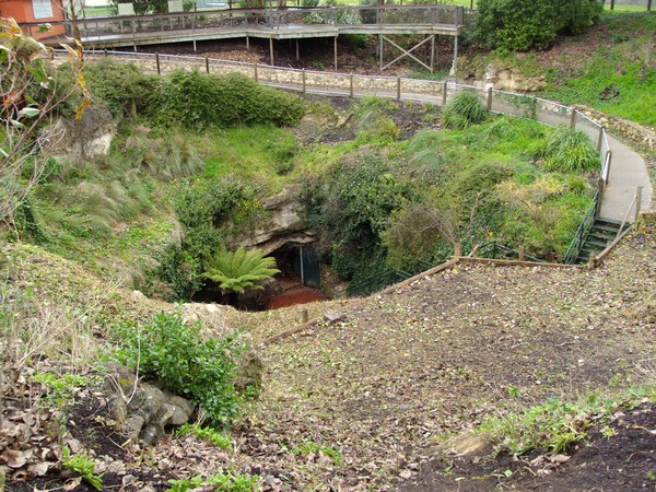 The sinkhole where the incident took place is the prime attraction of Cave Gardens