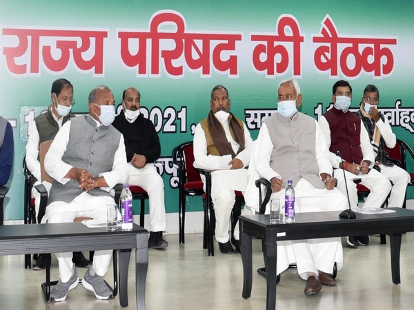 Union Minister RCP Singh with Bihar Chief Minister Nitish Kumar. (File Photo/ANI)