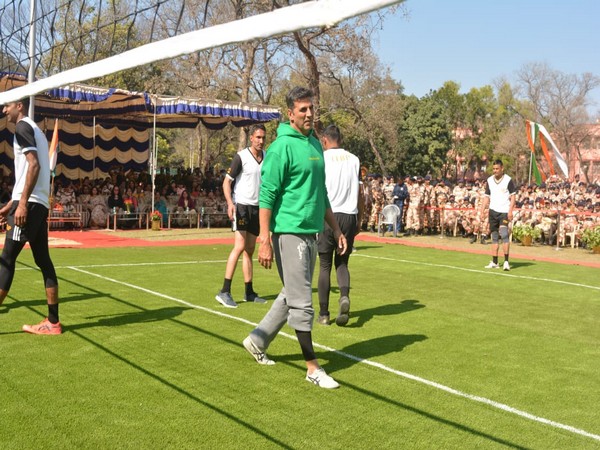 Akshay Kumar at ITBP campus, Dehradun (Image source: Twitter)