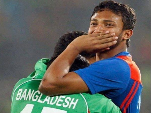 Shakib Al Hasan with Mushfiqur Rahim (Photo/ Mushfiqur Rahim Instagram)