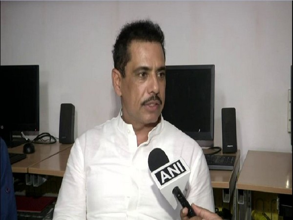Robert Vadra speaking to ANI on Tuesday in New Delhi.