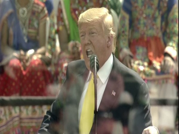US President Donald Trump at Motera Stadium