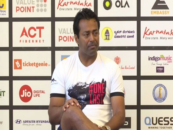 Tennis player Leander Paes 