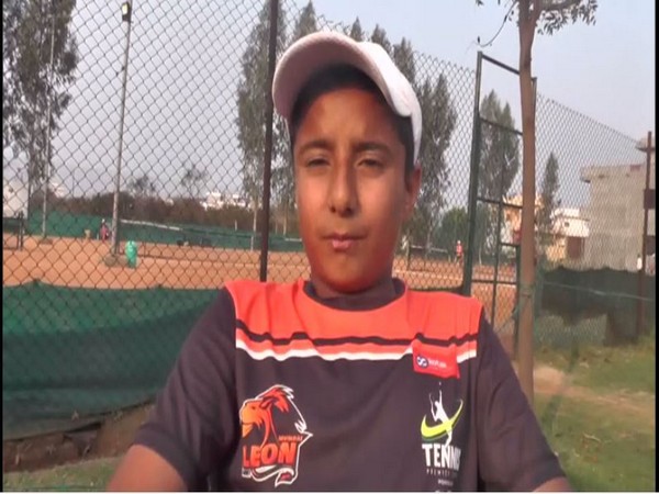 Vansh Nandal, the 13-year-old tennis player