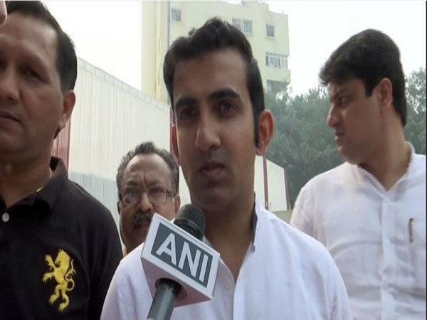 Former cricketer and BJP lawmaker Gautam Gambhir 