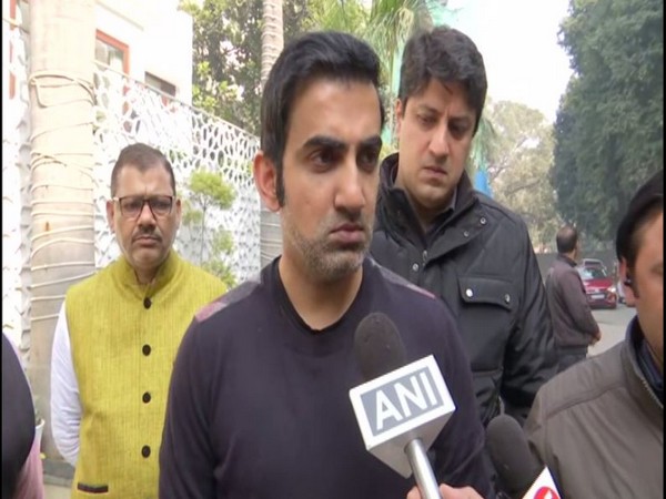 Former cricketer and BJP lawmaker Gautam Gambhir