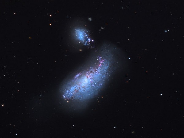 Image of NGC 4490 and NGC 4485