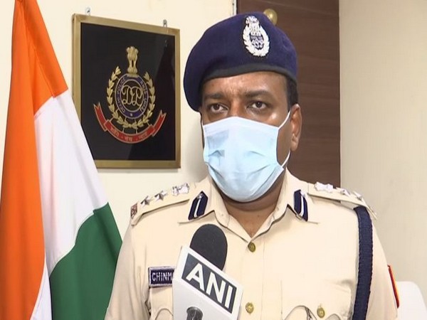 Delhi Police spokesperson Chinmoy Biswal speaking to ANI in New Delhi on Friday. [Photo/ANI]