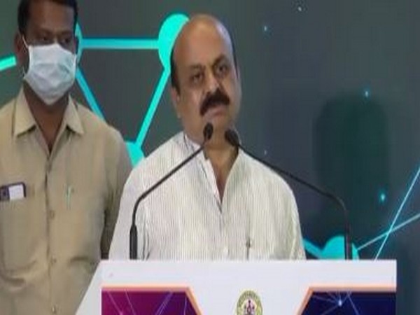 Karnataka Chief Minister Basavaraj Bommai addressing the Bengaluru India Nano Summit on Monday.