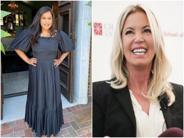 Mindy Kaling, Jeanie Buss (Image source: Instagram)