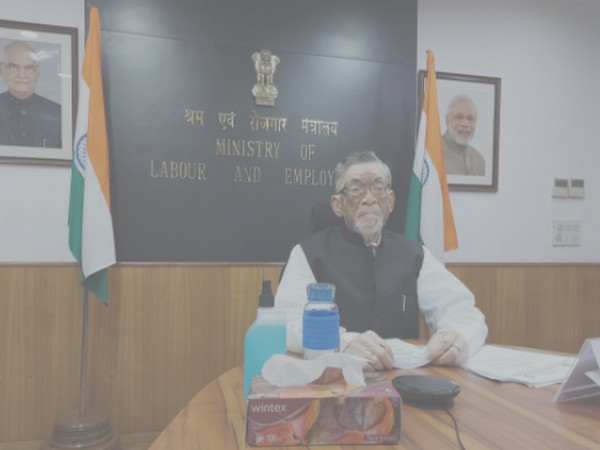 Union Minister of State (independent charge) Santosh Gangwar during 109th session of ILC on Saturday. 