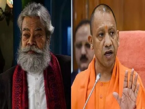 Actor Anupam Shyam Ojha (left) UP Chief Minister Yogi Adityanath (right) 