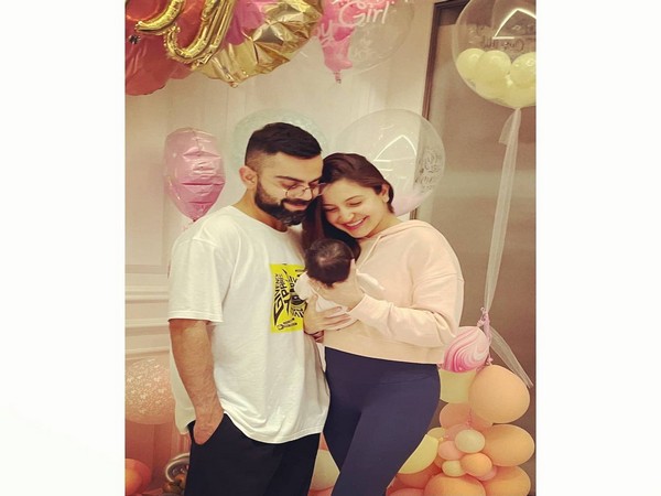 Virat Kohli and Anushka Sharma with their daughter Vamika (Image source: Instagram)