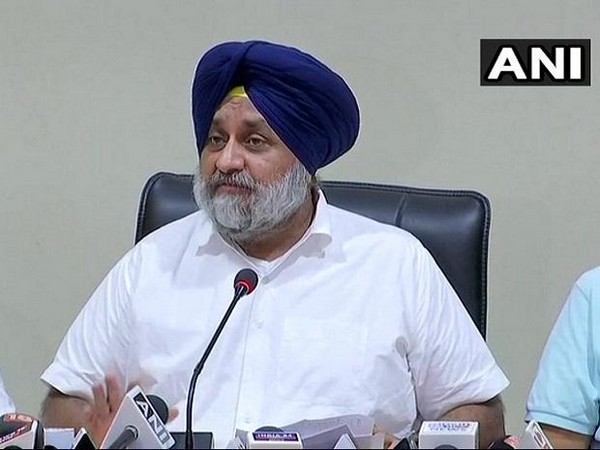 Shiromani Akali Dal president Sukhbir Singh Badal (photo/ANI)Sukhbir Singh Badal