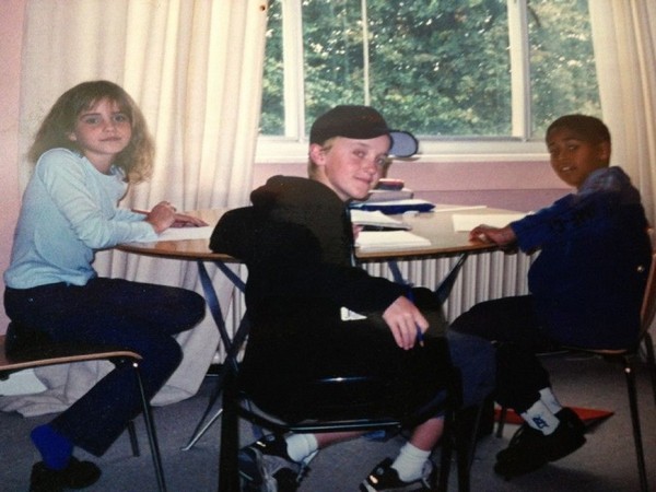 Tom Felton, Emma Watson and Alfred Enoch (Image Source: Instagram)