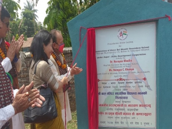 Construction of new school building begins in Nepal through Indian grant assistance (Photo Credit: Embassy of India in Kathmandu, Nepal)