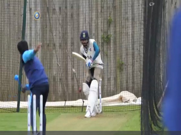 Virat Kohli at the nets. (Photo/ BCCI video grab)