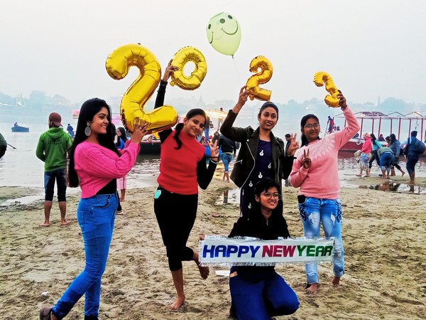 Visual from the banks of Ganga river on New Year Day (Photo/ANI)