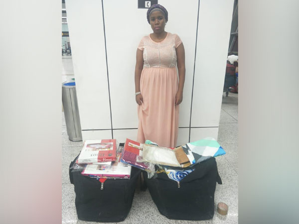 CISF personnel on Tuesday nabbed an African woman with 12.8 kg Contraband item (Pseudoephedrine drug) at IGI airport in New Delhi on Tuesday. 