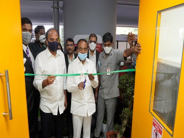 Telangana State Health Minister Eatala Rajendar inaugurated the COVID-19 testing lab at GMR Hyderabad International Airport 