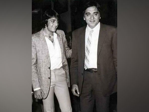 Sanjay Dutt with father, Late Sunil Dutt (image source: Instagram)