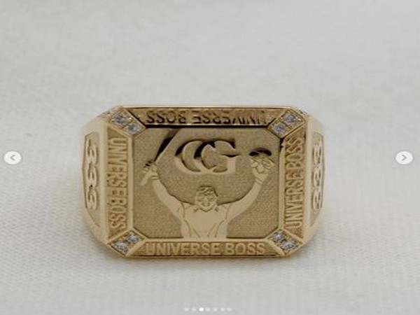Ring made after Chris Gayle (Photo/ Chris Gayle Instagram)