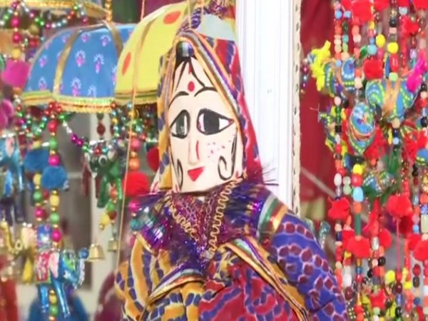 A visual of Nature Bazaar’ organised by Dastkar, a society for crafts on Thursday. (Photo/ANI)