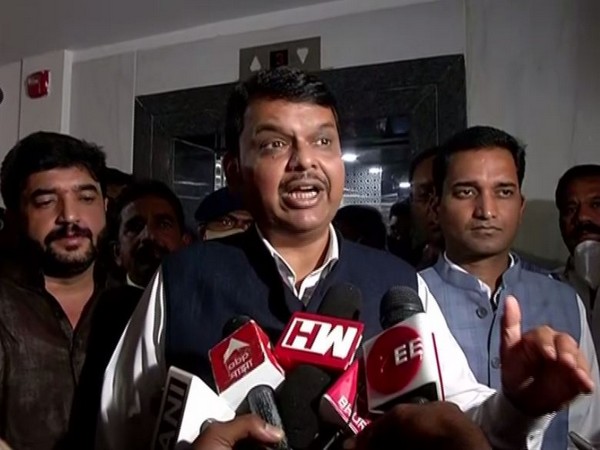 BJP leader Devendra Fadnavis speaking to the reporters in Mumbai on Thursday.