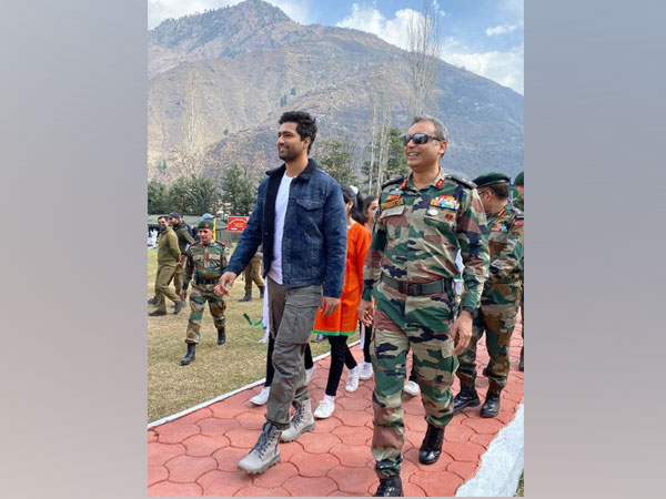 Bollywood actor Vicky Kaushal at Uri Base Camp (Image Source: Instagram)