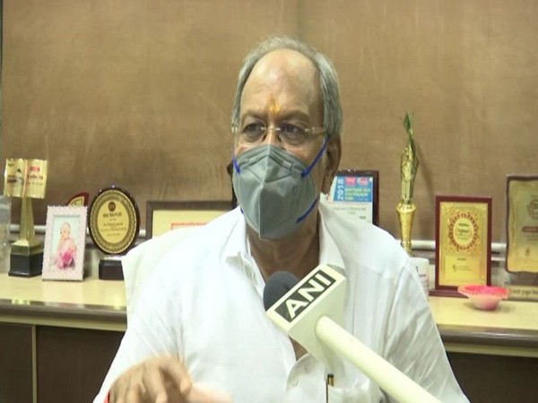 BJP MLA Brijmohan Agarwal speaking to ANI in Raipur on Friday. [Photo/ANI]