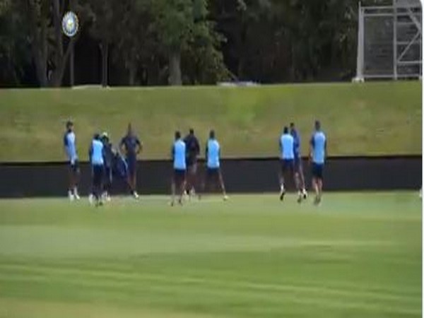 Indian players training ahead of the second Test against New Zealand (Photo/BCCI Twitter)