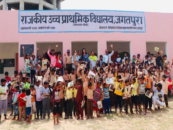 Manisha Singh Rajawat with her beloved students