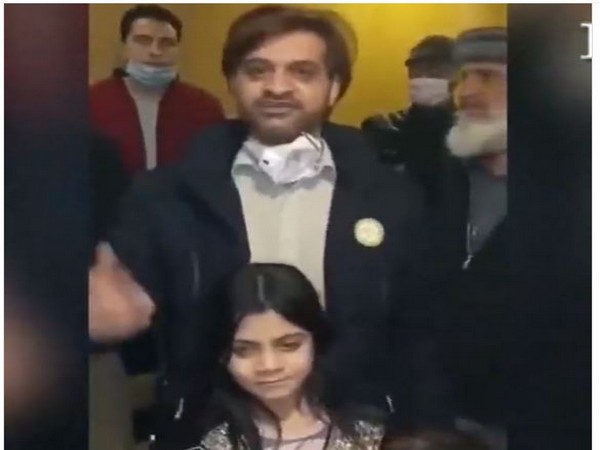 A video garb of a Pakistani Ph.D. scholar stranded at Xinjiang airport. (Photo Courtesy: The Dawn Twitter)